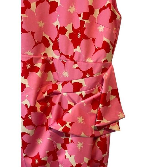 Alexia Admor Valeri Asymmetric Ruffle Cocktail Dress Medium - Picture 6 of 16